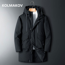 KOLMAKOV  Men's Clothing White Duck Down Winter Hooded Down Jackets Winter Coats Men Black Casual thicken Jackets L-8XL 2024 - buy cheap