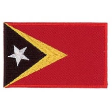 2.5" East Timor Patches For Clothing/Embroidery Patch merrow&flat broder iron on backing free shipping by Post 2024 - buy cheap