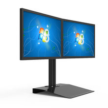 Full Rotation 15"-27" Dual Screen Monitor Holder LCD TV Mount Desktop Stand Base 2024 - buy cheap