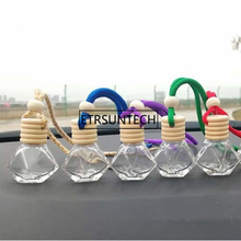 Car Perfume Bottle Hanging Glass Bottle Perfume Pendant For Essential Oils Car-styling Crystal Glass bottle F1792 2024 - buy cheap