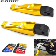 Motorcycle Accessories CNC  Motorcycle Rear Passenger Foot Pegs Pedals Footrests For Yamaha YZF-R3 YZF R3 MT-07 MT07 YZF R300 R3 2024 - buy cheap