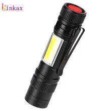 Mini LED Flashlight XPE LED COB Work Light Portable Torch 4 Mode Waterproof Lamp lantern 14500/AA Battery Penlight for outdoor 2024 - buy cheap