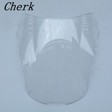 Parabrisas ABS transparente para motocicleta, doble burbuja para HONDA CBR1100XX CBR 1100 XX 1996-2007 98 99 2024 - compra barato