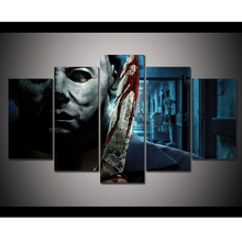 Canvas Home Decor Modular Wall Art Pictures Framework 5 Pieces American Horror Film Painting For Living Room HD Prints Poster 2024 - buy cheap