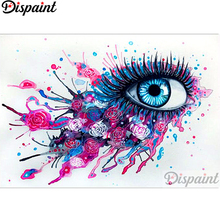 Dispaint Full Square/Round Drill 5D DIY Diamond Painting "Flower eye scenery" 3D Embroidery Cross Stitch Home Decor Gift A12834 2024 - buy cheap