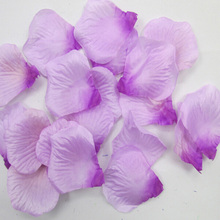 1000pcs (100pcs*10 packs) purple & light purple Artificial Silk Rose Petals 2024 - buy cheap