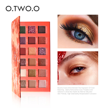 O.TWO.O Eye Shadow Matte Shimmer Pigment Powder 18 Colors Long Lasting Makeup Brown Purple Eyeshadow Make Up Palette New Arrival 2024 - buy cheap