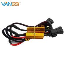 2Pcs H8 H11 H16 HB4 9006 LED Load Resistor Wiring Harness Adapter for Car LED Fog Headlight Bulb Canbus Error Canceller Decoder 2024 - buy cheap