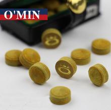 New 8 Pieces/lot Multilayer Omin Snooker Cue Tip 10mm/11mm Yellow Color M Hardness Professional Billiards Accessories China 2019 2024 - buy cheap