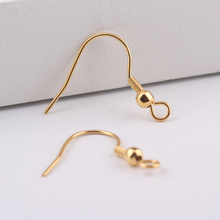 reidgaller 30pcs gold plated stainless steel earring hooks wire diy accessories for earrings making findings 2024 - buy cheap