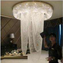 modern design large crystal chandelier lighting ceiling fixtures AC110V 220V luxury hotel crystal lights stair chandelier 2024 - buy cheap