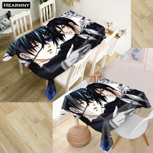 HEARMNY Black Butler Tablecloth 3D Oxford Fabric Square/Rectangular Dust-proof Table Cover For Party Home Decor TV Covers 2024 - buy cheap