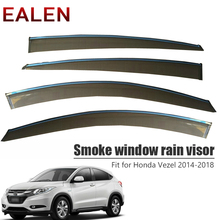 EALEN-deflectores de ventilación para coche, accesorios de protección solar, 4 piezas/1 Juego de visera de lluvia, para Honda Vezel 2014, 2015, 2016, 2017 2024 - compra barato
