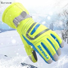 -30 Degree Marsnow Brand Men Women Ski Snow Riding Gloves Windproof Outdoor Sport Thermal Snowboard Winter Snow Skiing Gloves 2024 - buy cheap