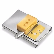 Aço inoxidável eco-friendly queijo slicer manteiga placa de corte cortador de manteiga faca placa cozinha ferramentas 2024 - compre barato