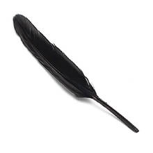 Pheasant Neck Feathers--100 Pcs Beautiful Pheasant Neck Feathers 4-6 Inches / 10-15 Cm (Black) 2024 - buy cheap