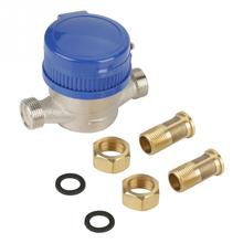 Home Water Meter 15 mm 1/2 inch Cold Water Meter with Fittings for Garden & Home Usage 2024 - buy cheap