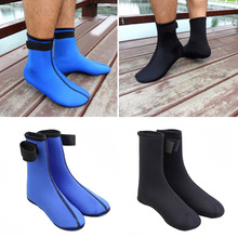 Par de meias de natação e mergulho com 1 par, botas para esportes aquáticos de neoprene de 3mm, qualidade de 1 par, 2019 2024 - compre barato