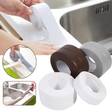 1 Roll 3.2m X 2.2cm PVC Material Kitchen Bathroom Sealing Wall Waterproof Tape Mold Adhesive Proof Tiles Crack Repair Decoration 2024 - buy cheap