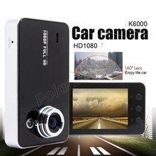 NEW  Car DVR K6000 HD  Driving Data Recorder Camcorder Vehicle Camera With 90 Degree Angle View Black 2024 - buy cheap