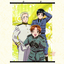 Japanese Decorative Pictures Anime Hetalia: Axis Powers Feliciano Vargas & Ludwig & Kiku Honda Home Decor Wall Scroll Poster 2024 - buy cheap