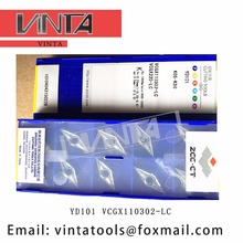 O envio gratuito de alta qualidade 10 unidades/lotes YD101 VCGX110302-LC cnc ferramentas de lâmina de corte de carboneto de pastilhas de torneamento 2024 - compre barato