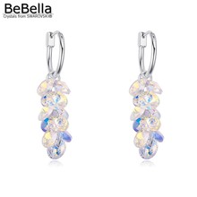 BeBella-pendientes colgantes de cristal para mujer y niña, joyería de moda con cristales Swarovski, regalo para enamorados 2024 - compra barato