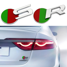 Adesivo de decoração para carro, 3d, metálico, tronco, estrutura, logotipo, insígnia, decoração para jaguar 2024 - compre barato