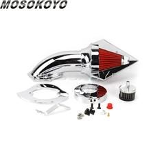 360 Graus Fendas Lingotes De Alumínio de Spike Air Kit Filtro Intake para Honda VTX 1300 Todos Os Anos Lavável Tampa Do Filtro de Ar 2024 - compre barato