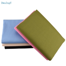 DwaIngY Solid color Series Cotton Canvas Fabric Handmade Sewing Cloth For Sofa Curtain Bag Home Decoration Material Half meter 2024 - buy cheap