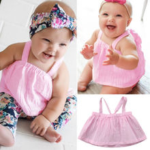 Camiseta rosa para bebé recién nacido, Tops de tubo, blusa, camisas, ropa de 0 a 24M 2024 - compra barato