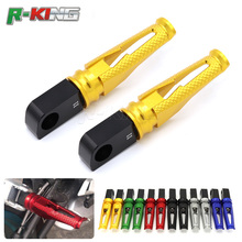 Moto traseiro pé peg apoio para os pés cnc design original para honda vfr800 vfr800f 2018 2017 2016 2015 vfr 800 motocicleta footpegs 2024 - compre barato