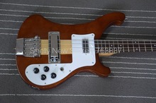 Shelly nova loja personalizada bordo marrom corpo 4 cordas rick bass pescoço através de RK 4003 baixo elétrico guitarra instrumento musical loja 2024 - compre barato