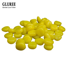 GLUREE 50Pcs/Lot Simulation Corn Kernels Fishing Lures Corn Smell Soft Bait Artificial Bait Accessories Yellow Fishing Tackle 2024 - buy cheap