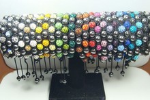 wholesale!10mm AB clay Ball Beads mix multicolor    Bracelet Bangles fashion lots Christmas Gift wo  crystal 2024 - buy cheap