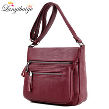 High Quality Leather Crossbody Bags for Women 2021 New Luxury Designer Shoulder Bag Leisure Tote Bag for Lady Messenger Bags 2024 - buy cheap