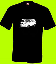 Camisetas masculinas de alta qualidade, camisetas, tela dividida, t2 ônibus combinado, dub, retrô, clássico, legal, gola redonda, camiseta adolescente 2024 - compre barato