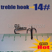 Free shipping fishing hoook  treble hook for fishing size:14# quantily 500pcs/lot   High quality fishing treble hooks 2024 - buy cheap