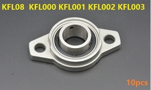 10pcs/lot KFL08 KFL000 KFL001 KFL002 KFL003 zinc alloy bearing units pillow block bearings flange block bearing CNC parts 2024 - buy cheap