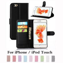 Кошелек чехол для Apple iPhone XR XS MAX X 8 7 6s SE 5S 5C 4S iPod Touch Plus из искусственной кожи в виде ракушки розовая Роза зеленый фиолетовый синий черный 2024 - купить недорого