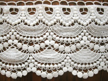 10 Yards Off White Cotton Lace Trim 100% Cotton Guipure Lace Trim by the yard 2024 - buy cheap