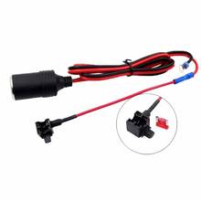 1.5MM Cigarette Lighter Female Socket with 1M Cable + Car Fuse Box Holder for Mini/Small/Medium Auto Fuse 2024 - buy cheap