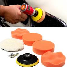 6pcs Car Polishing Sponge Woolen Waxing Buffing Pads Kit Auto Car With M10 Drill Adapter Auto Detailing Cleaning Car Styling 2024 - buy cheap