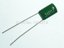 100pcs Mylar Film Capacitor 100V 2A822J 8200pF 8.2nF 2A822 5% Polyester Film capacitor 2024 - buy cheap