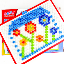230Pcs Mushroom Nail Kit Puzzle Toys 3D Mosaic Picture Puzzle Toy Children Composite Intellectual Educational Toys 038 2024 - buy cheap