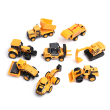 New Diecast Mini Alloy Construction Vehicle Engineering Car Toys For Kids Christmas Gift Dump-car Dump Truck Model Classic Toy 2024 - buy cheap