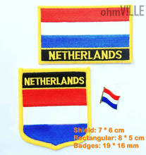 2016 Direct Selling Promotion Fallout The Dutch Flag Patch Iron On Patches - 100% Quality Guarantee Embroidered + Free Shipping 2024 - buy cheap