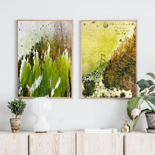 Картина на холсте, голландский мох, плакаты и принты, зеленые растения, скандинавские настенные картины для гостиной, современное искусство, украшение для дома 2024 - купить недорого