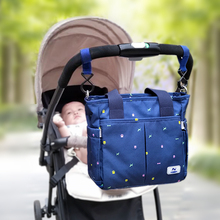 Fashion Maternity Bag Dark Blue Printed Mummy Bags For Baby Care Kids Nursing Large Capacity Nappy Travel Diaper Handbag 13color 2024 - buy cheap