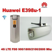Desbloqueado HUAWEI E398u-1 E398 4g LTE modem 100 Mbps dongle mais 2 pcs 4g antena móvel 2024 - compre barato